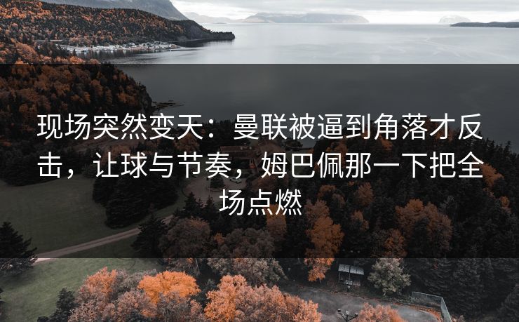现场突然变天：曼联被逼到角落才反击，让球与节奏，姆巴佩那一下把全场点燃